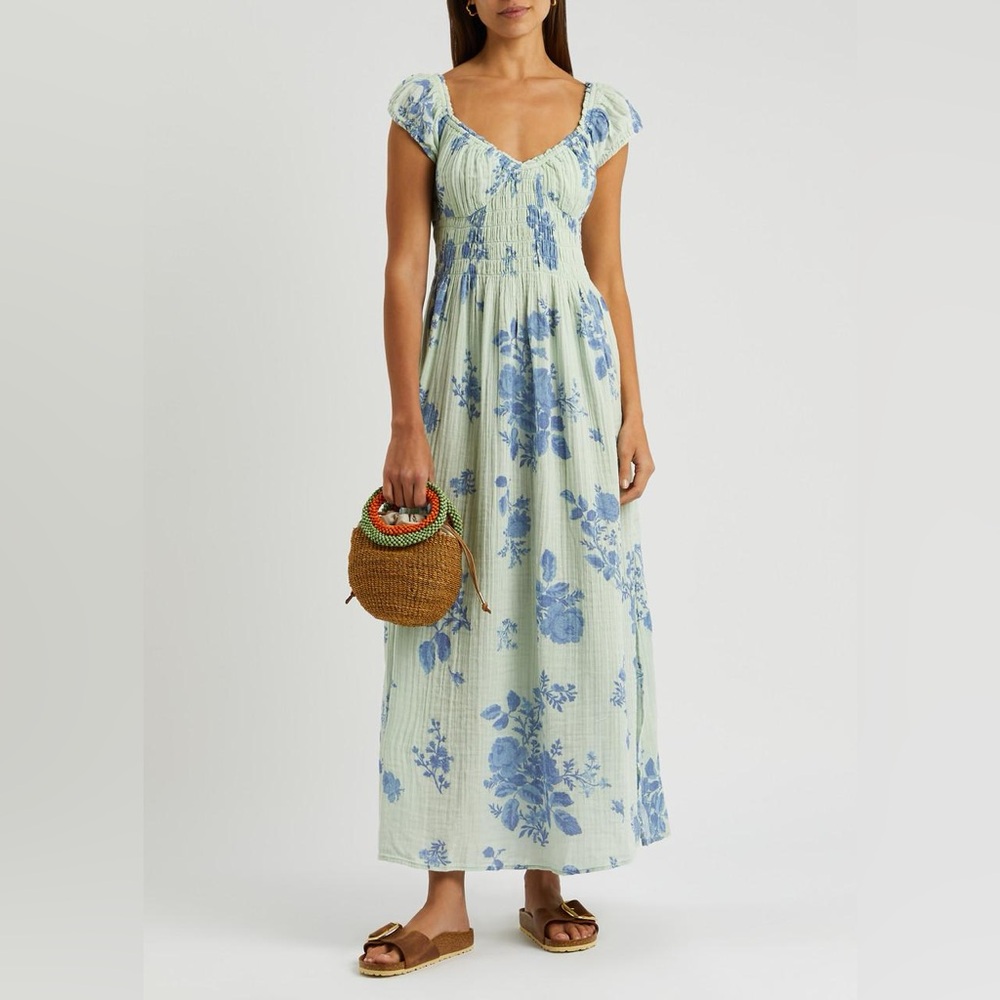 Free People Forget Me Not Midi Dress